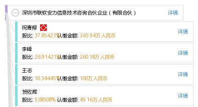 深圳市聯軟安力信息技術咨詢合伙企業（有限合伙） 信息技術咨詢領域的專業力量